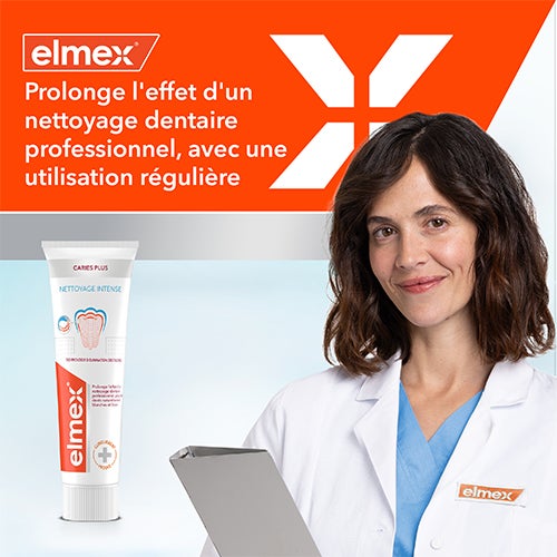 Dentifrice elmex® Anti-Caries Nettoyage Intense