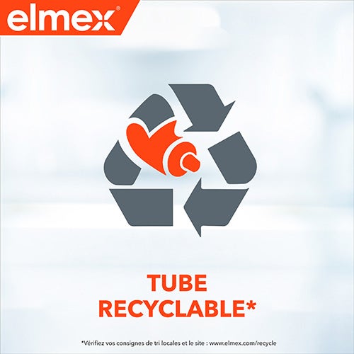 elmex anti caries dentifrice tube recyclable avantage