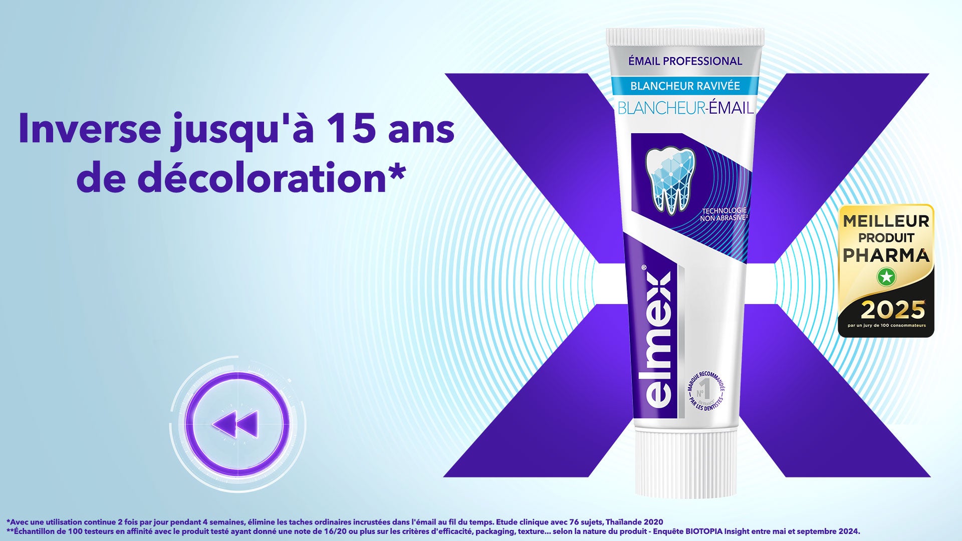 INNOVATION DENTIFRICE ELMEX BLANCHEUR-EMAIL