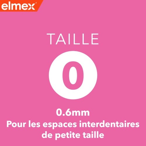 Brossettes Interdentaires elmex® Taille 0, 0.6mm