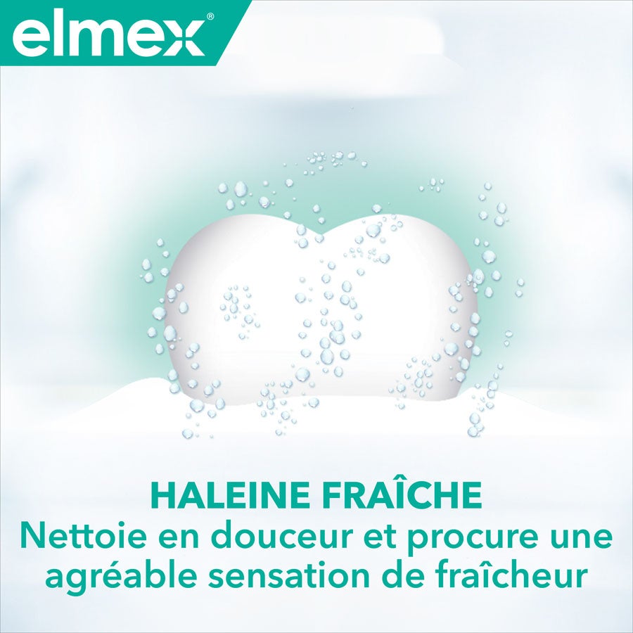 Bénéfices du dentifrice elmex Sensitive Haleine Fraîche